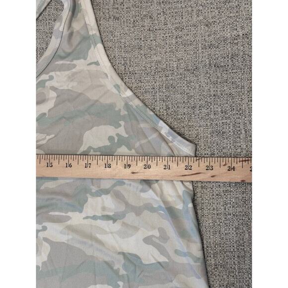 Athletic Works Women's Active Racerback Tank Grey Camo Size XXL 2XG Plus Sz 20 - Picture 3 of 5